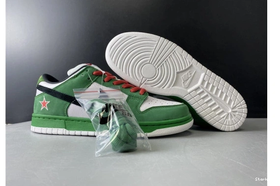 SB Nike 304292-302 Dunk Low Heineken 0110